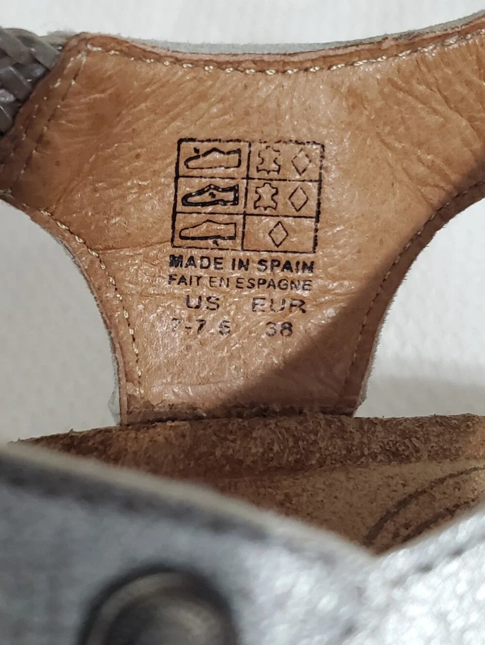 Taos Footwear Beige Braided Leather Sandals - Picture 12 of 13